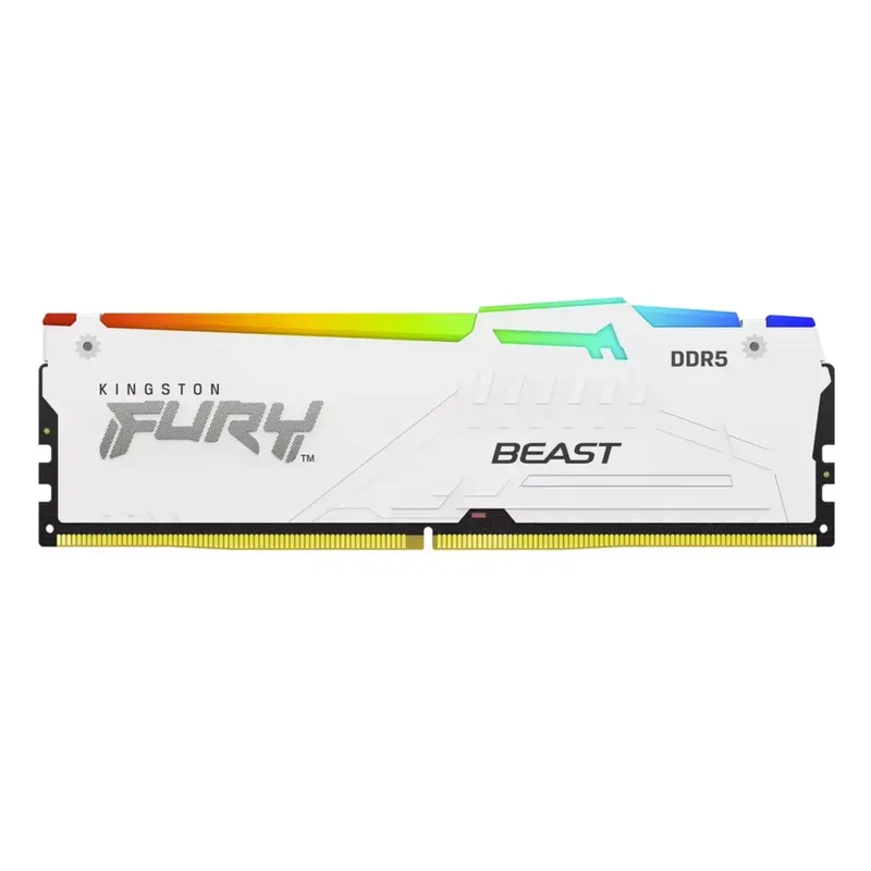 64Gb Ddr5 6000Mhz Cl30 2X32Gb Desktop - Kingston FURY White RGB 32ГБ (2x16ГБ)
