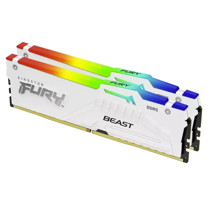Kingston FURY White RGB 32ГБ ( – обзор и цена 64Gb Ddr5 6000Mhz Cl30 2X32Gb Desktop